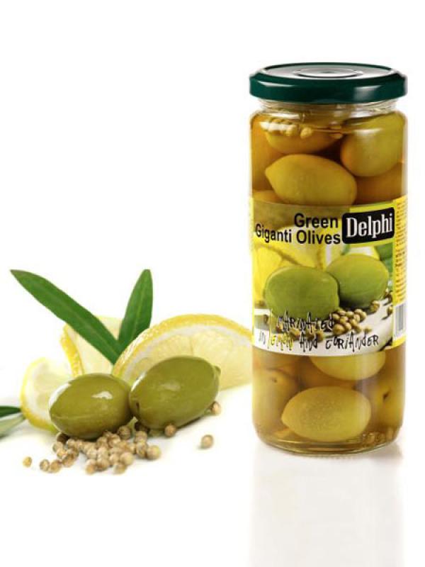 Delphi Green olive Delphi, Olive Products, Antipasti Products, Greek