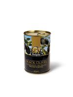BLACK OXIDIZED whole olives in 425ml easy open tin